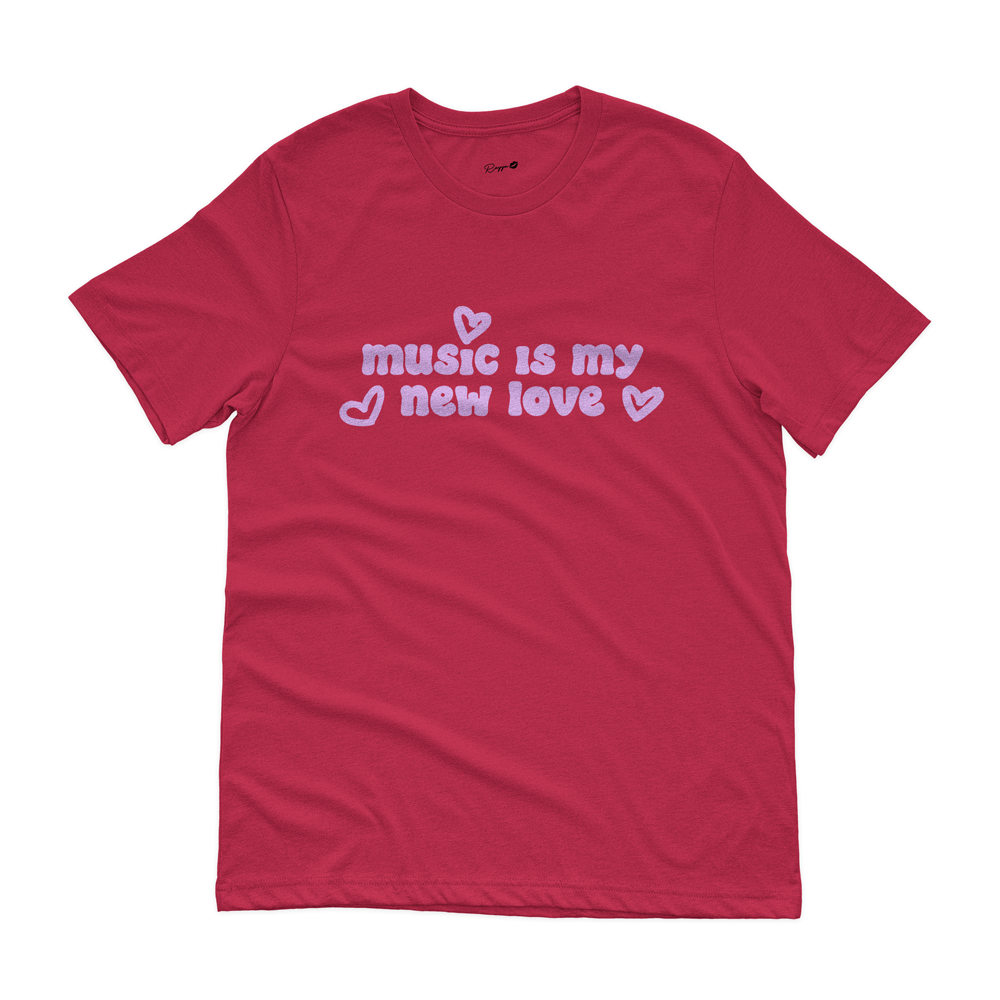 music is my new love t-shirt